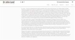 Desktop Screenshot of drlund.com