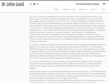 Tablet Screenshot of drlund.com